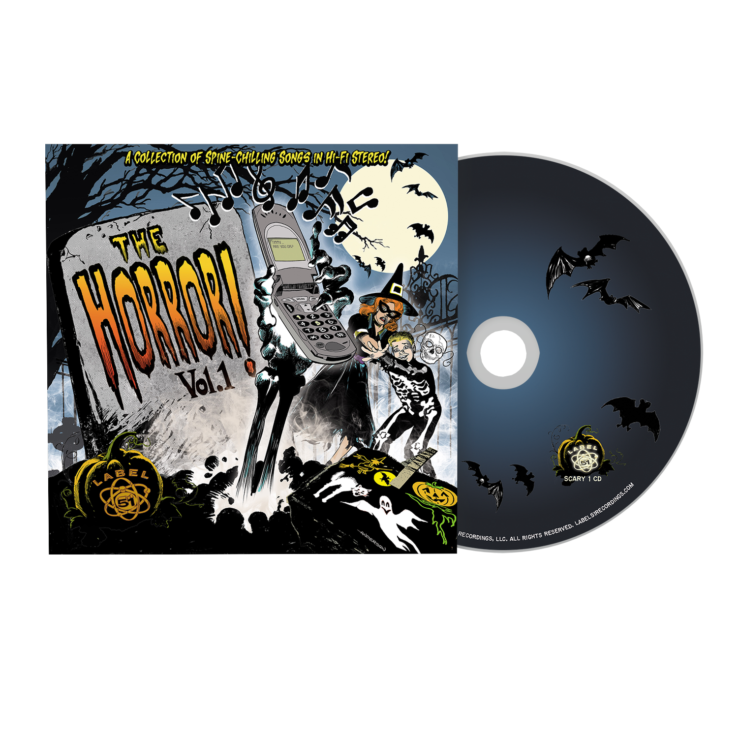 Various Artists — The Horror! Vol. 1 (CD · Glow-in-the-Dark Vinyl) - Image 2